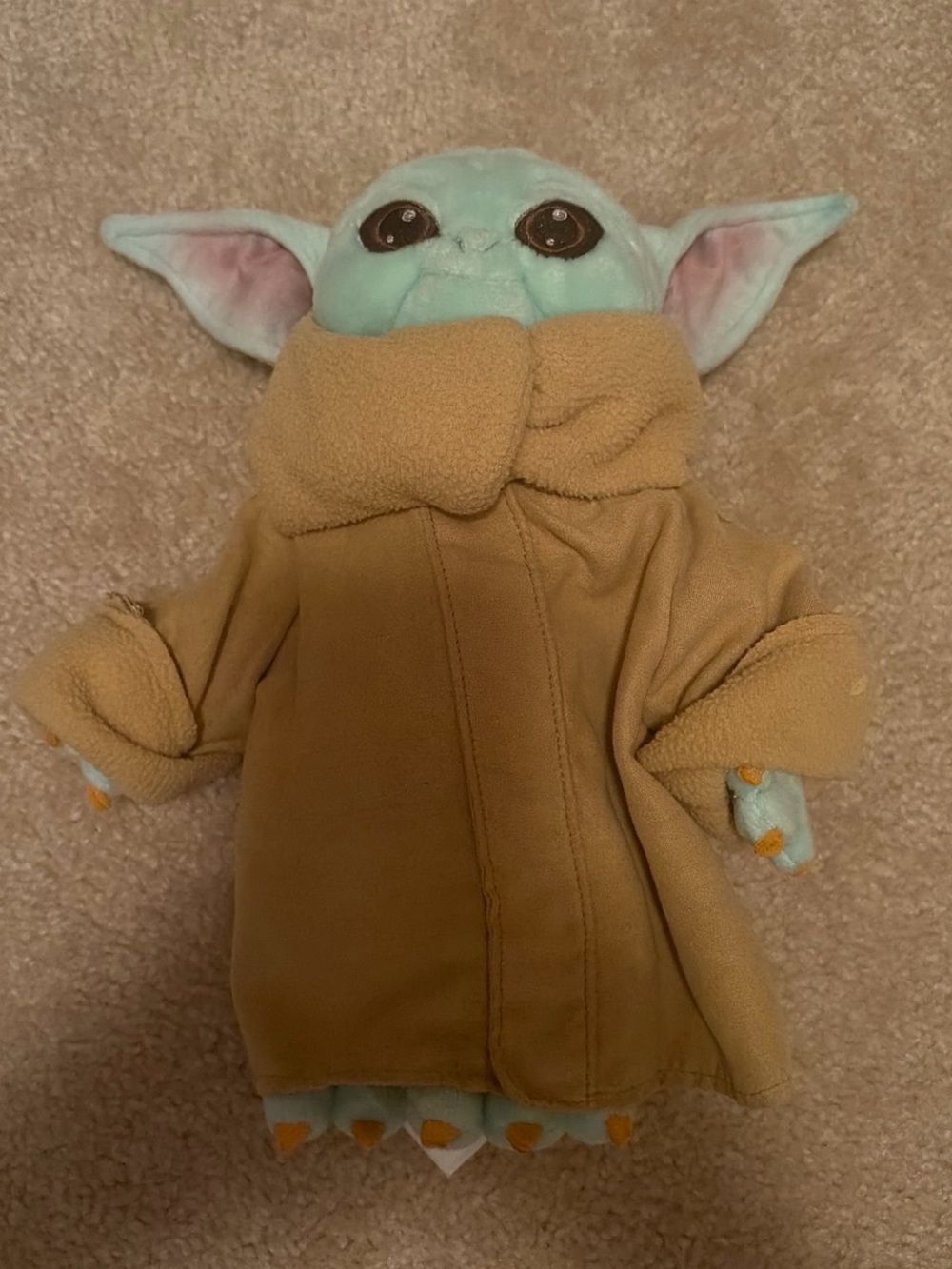 Disney Grogu Plush - Light Green with Tan Robe